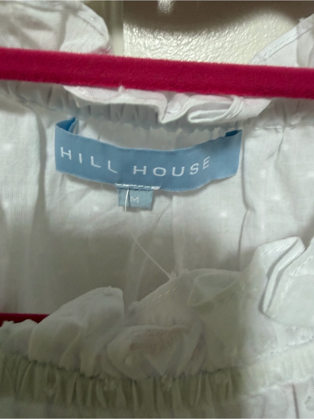 Hill House white mini dress